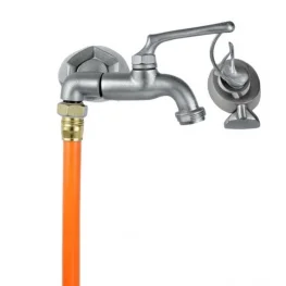 Hortumlu Duvar Tipi Bahçe Musluğu